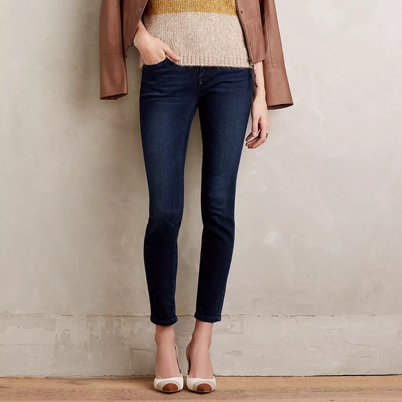 Anthropologie Pilcro Stet Slim Ankle Jeans Size 28 Grey Wash - Picture 6 of 6